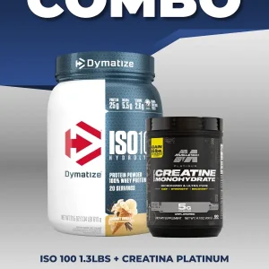 Combo ISO 100 1.3 Lbs + Creatina Platinum