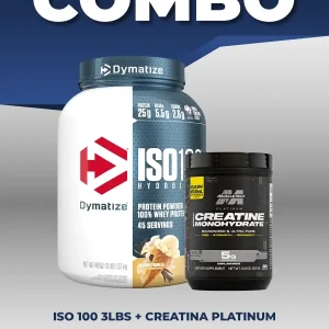 Combo ISO 100 3 Lbs + Creatina Platinum