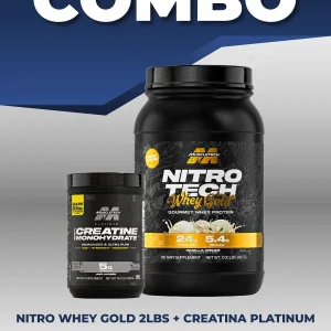 Combo Nitro Tech 2 Lbs + Creatina Platinum
